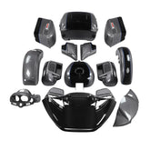 HR3 Gauntlet Gray Metallic / Vivid Black Complete Body Fairing Kit For Harley Road Glide Limited FLTRK 15-23